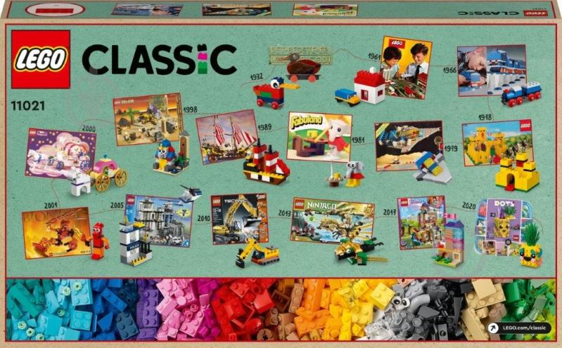 Конструктор LEGO Classic 90 лет игры 11021 - фото 2 Конструктор LEGO Classic 90 лет игры 11021 - фото 2