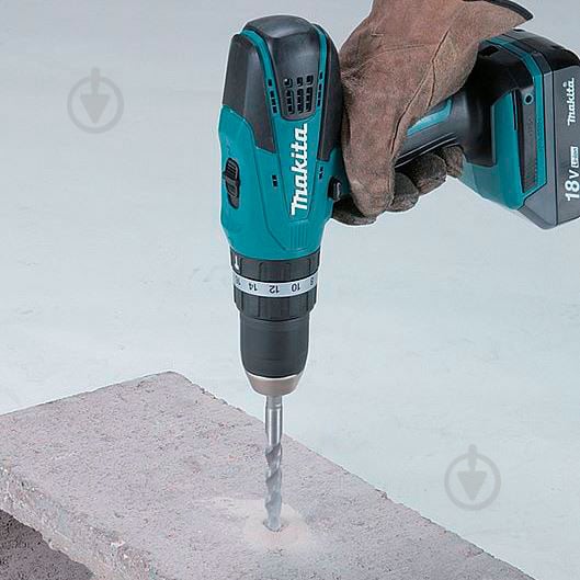 Шуруповерт ударний акумуляторний Makita DHP453SYE - фото 3