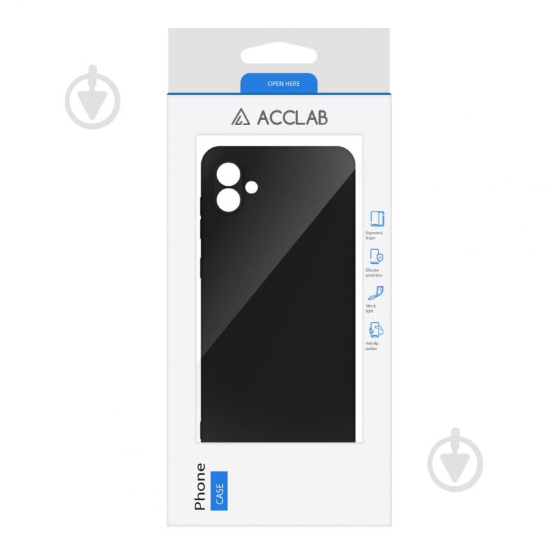 Чохол Acclab Silicone Case для Samsung Galaxy A04 чорний - фото 2