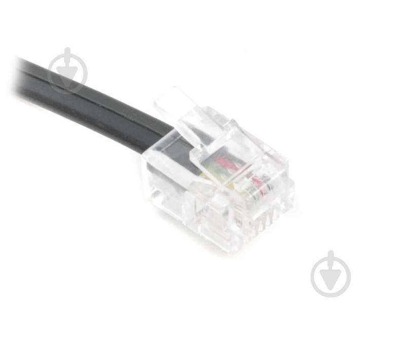 Кабель телефонний Cablexpert 2 м (TC6P4C-2M-BK) 6P4C - фото 1