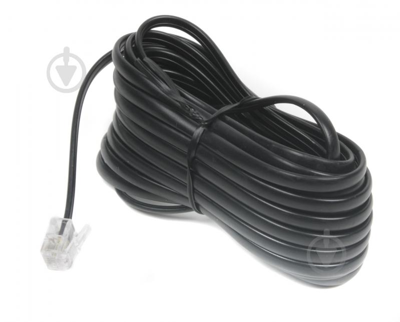 Кабель телефонний Cablexpert 2 м (TC6P4C-2M-BK) 6P4C - фото 2