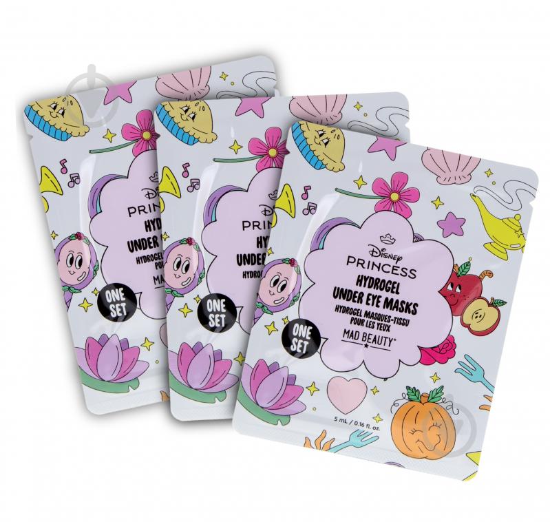 Патчі під очі Mad Beauty Disney Princess 5 мл x 3 шт. - фото 3 Патчі під очі Mad Beauty Disney Princess 5 мл x 3 шт. - фото 3