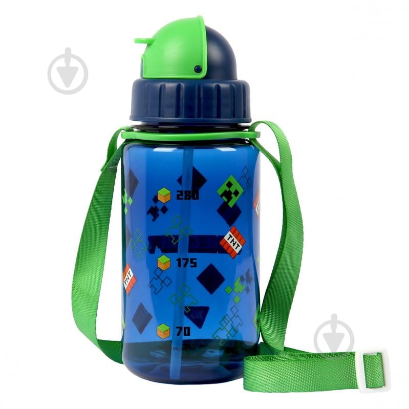 Пляшка для води YES Minecraft 360 мл - фото 2 Пляшка для води YES Minecraft 360 мл - фото 2