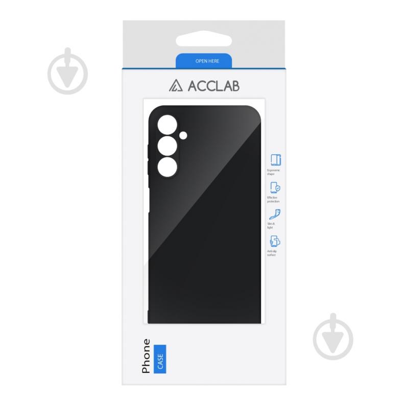 Чехол Acclab Silicone Case для Samsung Galaxy A14 черный - фото 2