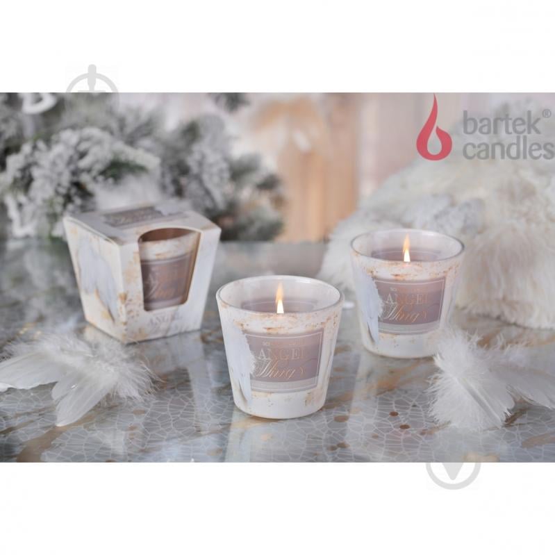 Свеча ароматическая Bartek Candles Крылья ангела (стекло 115 г) - фото 4