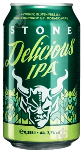 Пиво Stone Brewing Delicious IPA 0,355 л - фото 1