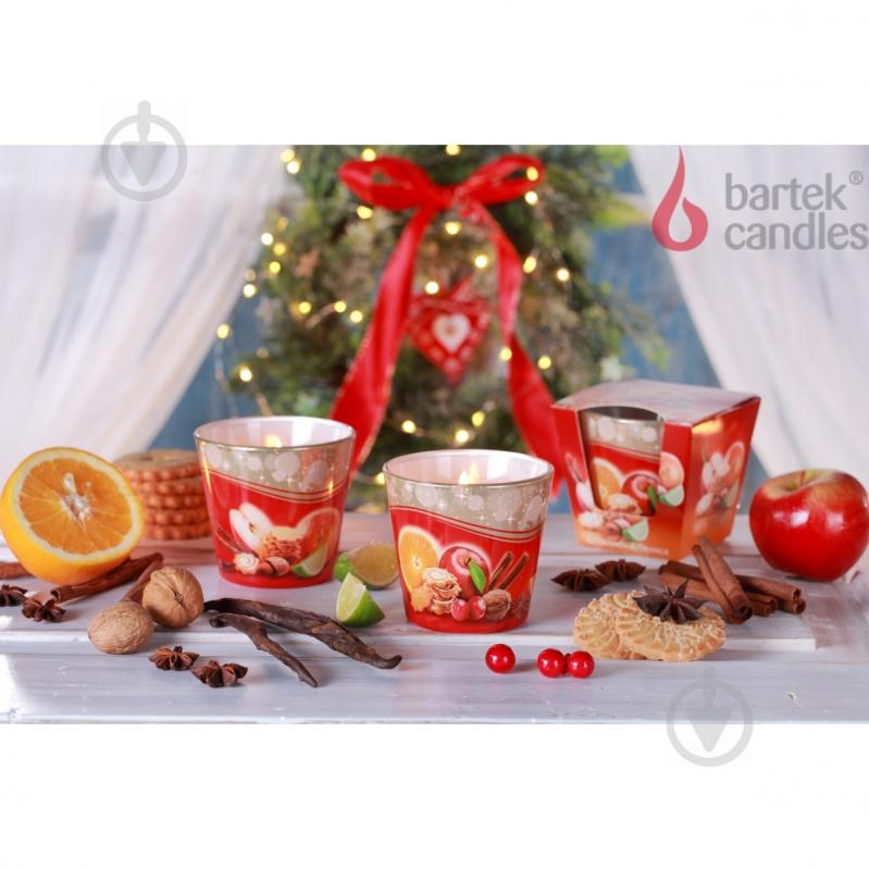 Свічка ароматична Bartek Candles Різдвяний час (скло 115 г) - фото 4