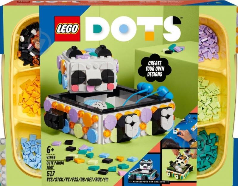 Конструктор LEGO DOTS Шухляда з милою пандою 41959 - фото 1