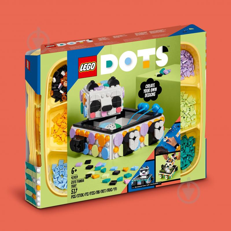 Конструктор LEGO DOTS Шухляда з милою пандою 41959 - фото 7