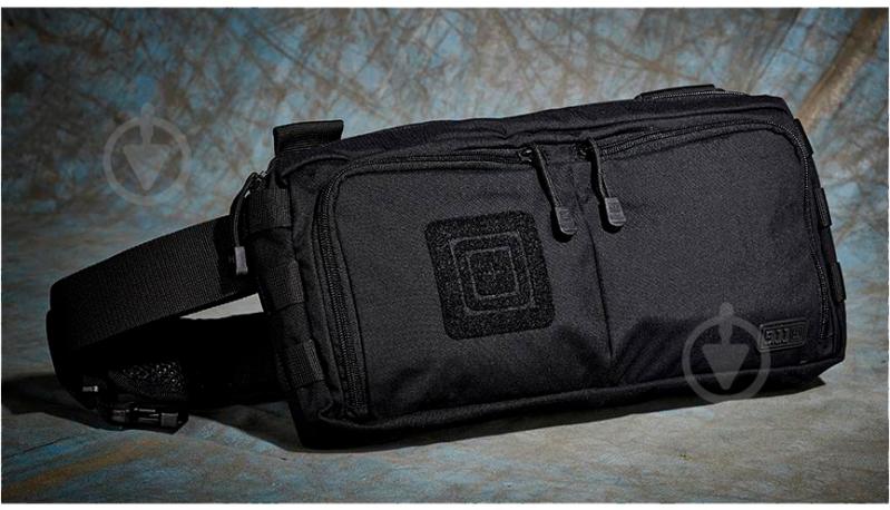 Сумка тактична для прихованого носіння зброї 5.11 Tactical 4-Banger Bag [019] Black - фото 3