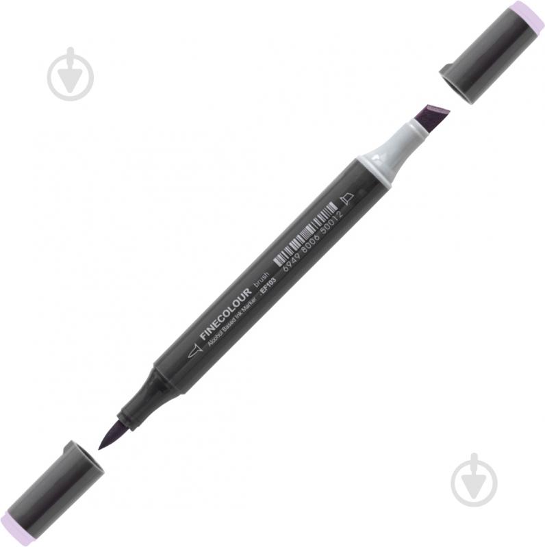 Маркер спиртовий FINECOLOUR Brush-mini EF103-192 м'який бузковий - фото 1