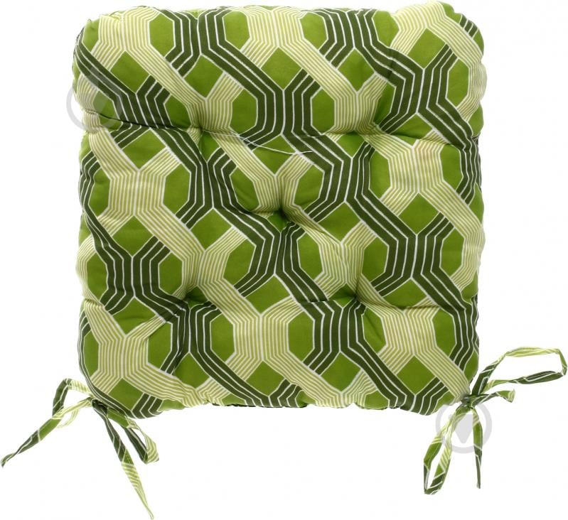 Подушка на стілець Indigo Classic light стьобана 38x38x5 см - фото 1