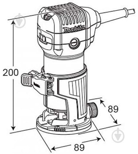 Фрезер Makita RT0700C - фото 8