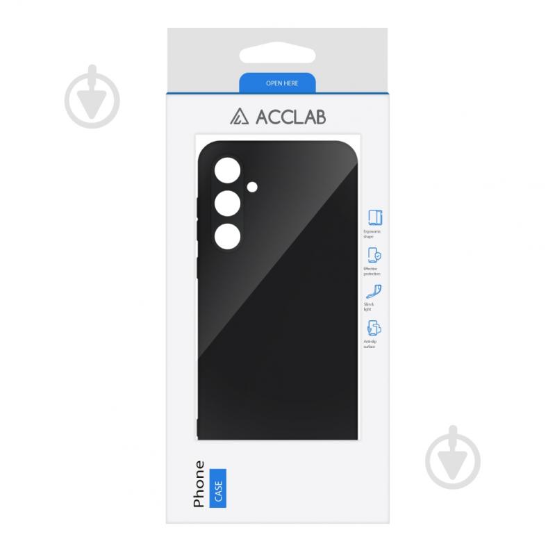 Чехол Acclab Silicone Case для Samsung Galaxy A35 черный - фото 2 Чехол Acclab Silicone Case для Samsung Galaxy A35 черный - фото 2