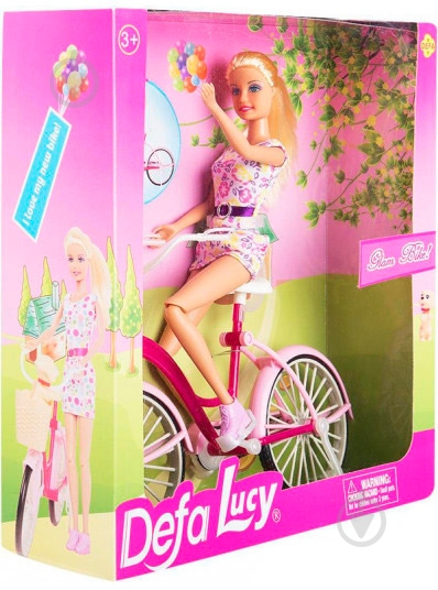 Кукла Defa велосипед собачка в ассортименте 8276 - фото 1 Кукла Defa велосипед собачка в ассортименте 8276 - фото 1