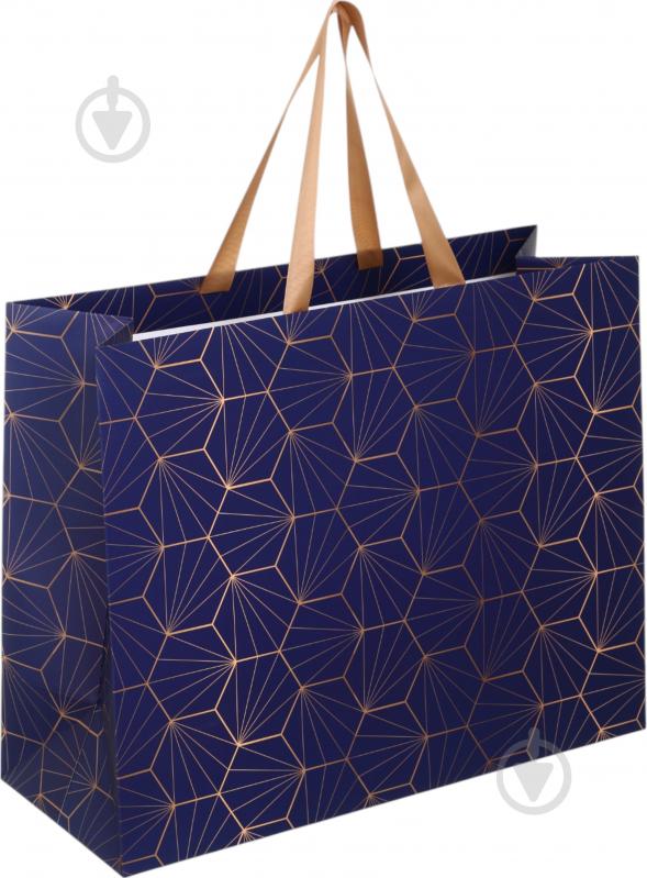 Пакет подарочный ночная симметрия 03 40х50х20 см - фото 1 Пакет подарочный ночная симметрия 03 40х50х20 см - фото 1