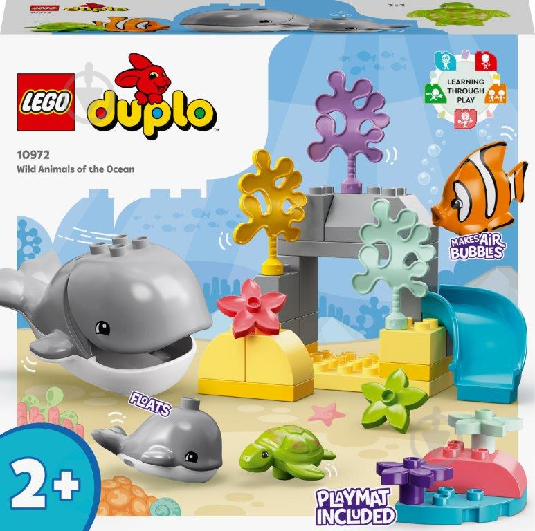 Конструктор LEGO DUPLO Дикі тварини океану 10972 - фото 1