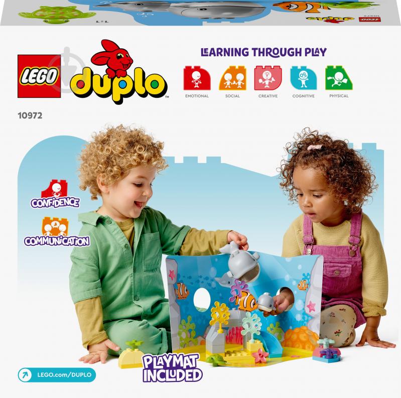 Конструктор LEGO DUPLO Дикі тварини океану 10972 - фото 2