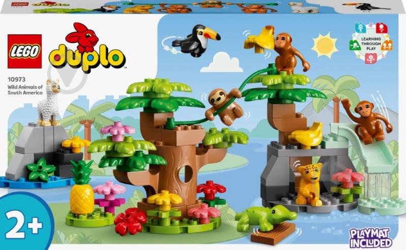 Конструктор LEGO DUPLO Дикі тварини Південної Америки 10973 - фото 2