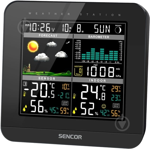 Метеостанція Sencor SWS5800 - фото 3