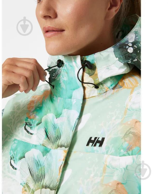 Куртка женская демисезонная Helly Hansen W LOKE PRINT JACKET 63207-407 р.M зеленая - фото 5