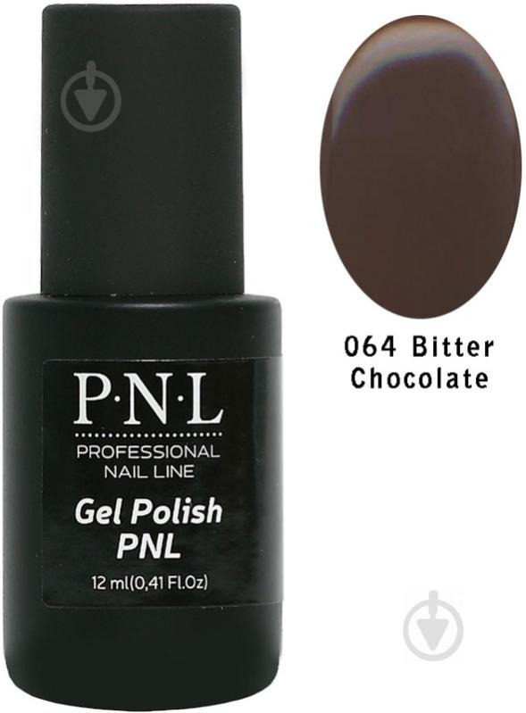 Гель-лак для нігтів P.N.L №064 Bitter Chocolate 12 мл - фото 1