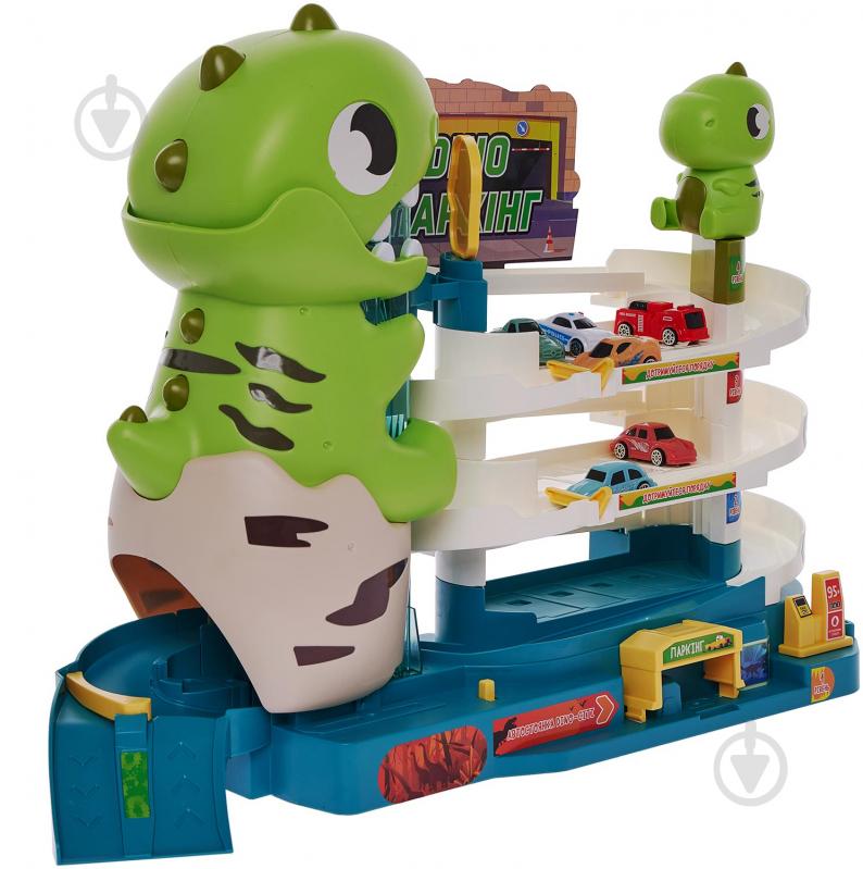 Игровой набор ZIPP Toys Dino паркинг электрический (6 машинок) 532.01.26 - фото 4