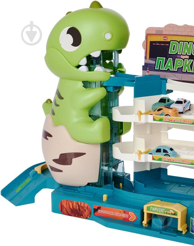 Игровой набор ZIPP Toys Dino паркинг электрический (6 машинок) 532.01.26 - фото 5