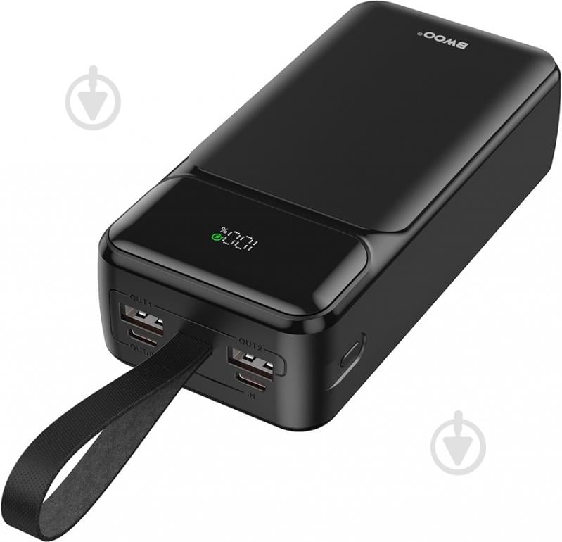 Повербанк BWOO 30000 mAh black (BO-P66) - фото 2 Повербанк BWOO 30000 mAh black (BO-P66) - фото 2