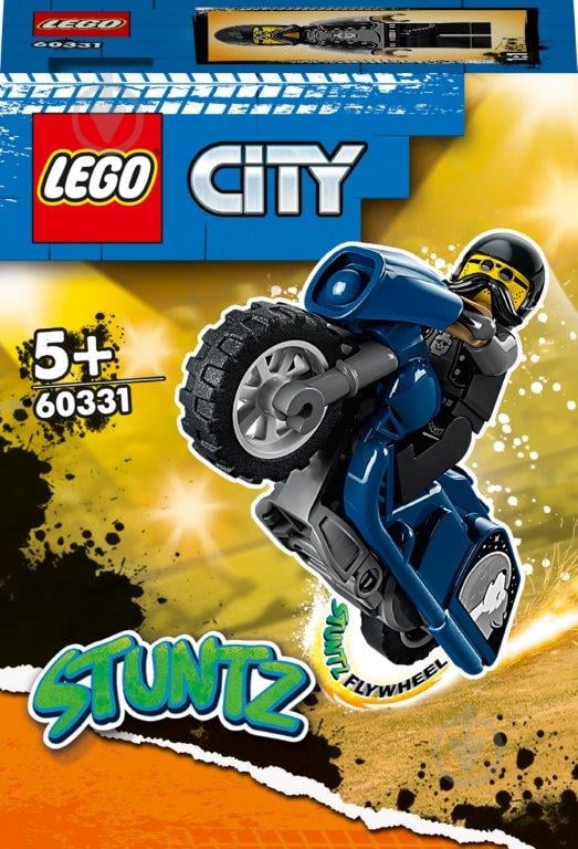 Конструктор LEGO City Туристичний каскадерський мотоцикл 60331 - фото 1