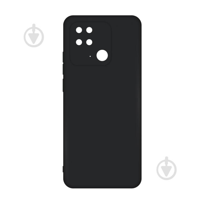 Чехол Acclab Silicone Case черный для Xiaomi Redmi 10C - фото 1