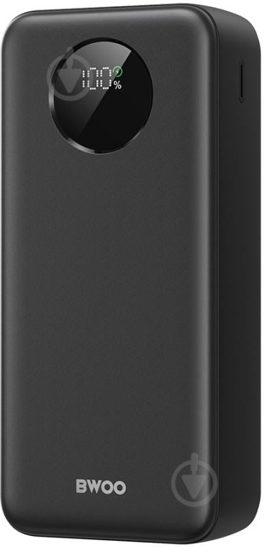 Повербанк BWOO 22,5W 30000 mAh black (BO-P64) - фото 1 Повербанк BWOO 22,5W 30000 mAh black (BO-P64) - фото 1