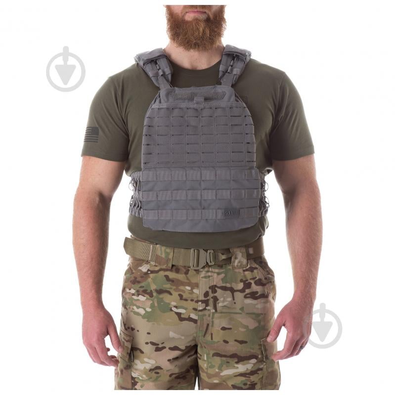 Плитоноска 5.11 Tactical для бронежилета "TACTEC PLATE CARRIER", [092] Storm - фото 1