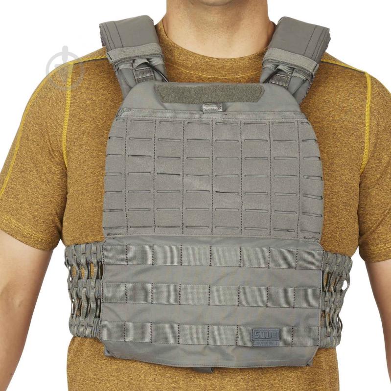 Плитоноска 5.11 Tactical для бронежилета "TACTEC PLATE CARRIER", [092] Storm - фото 5