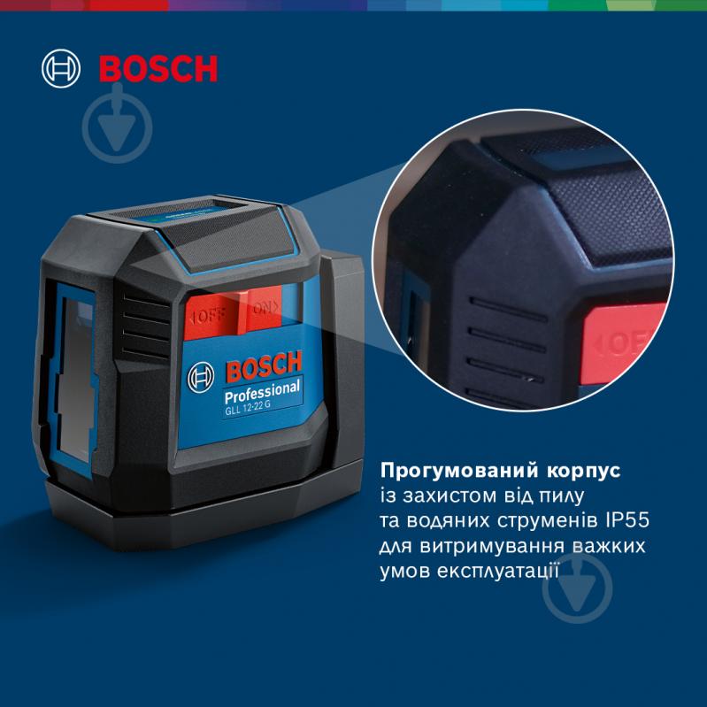 Нівелір лазерний Bosch Professional GLL 12-22 G 0601065320 - фото 10