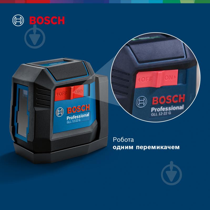 Нівелір лазерний Bosch Professional GLL 12-22 G 0601065320 - фото 11