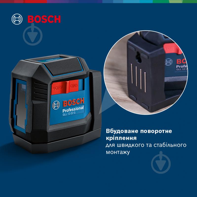 Нівелір лазерний Bosch Professional GLL 12-22 G 0601065320 - фото 9