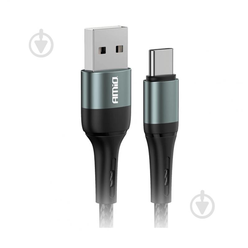 Кабель AMiO FullLINK USB-A/USB-C 3A 200 см (03912) - фото 1 Кабель AMiO FullLINK USB-A/USB-C 3A 200 см (03912) - фото 1
