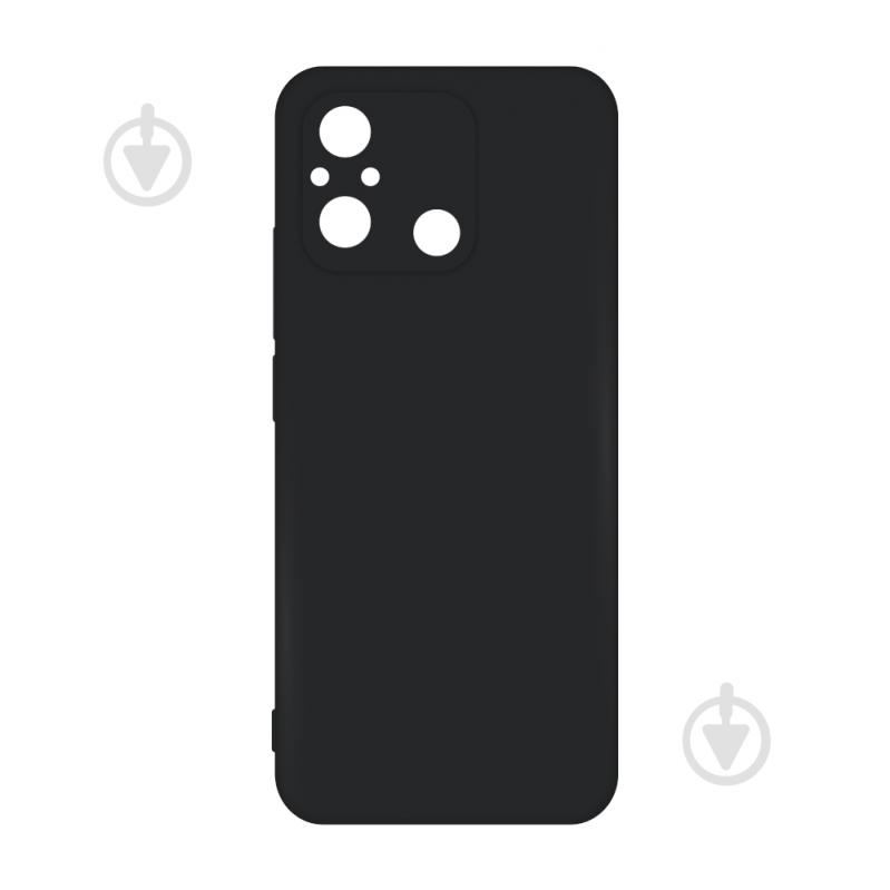 Чехол Acclab Silicone Case черный для Xiaomi Redmi 12C - фото 1