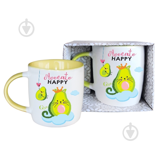 Чашка GGP Avocato Happy 350 мл - фото 1 Чашка GGP Avocato Happy 350 мл - фото 1
