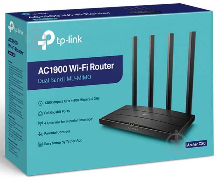 Wi-Fi-роутер TP-Link Archer C80 - фото 4