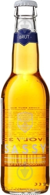 Сидр Sassy Brut 0,33 л - фото 1