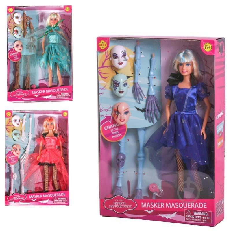 Кукла Defa маска 3 шт в ассортименте 8397-BF - фото 2