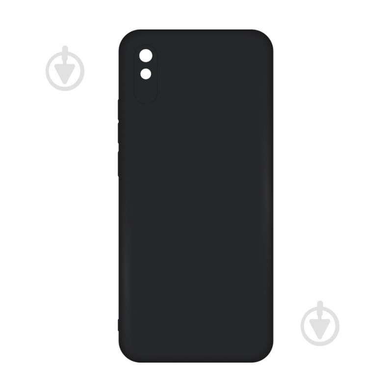 Чехол Acclab Silicone Case черный для Xiaomi Redmi 9A - фото 1