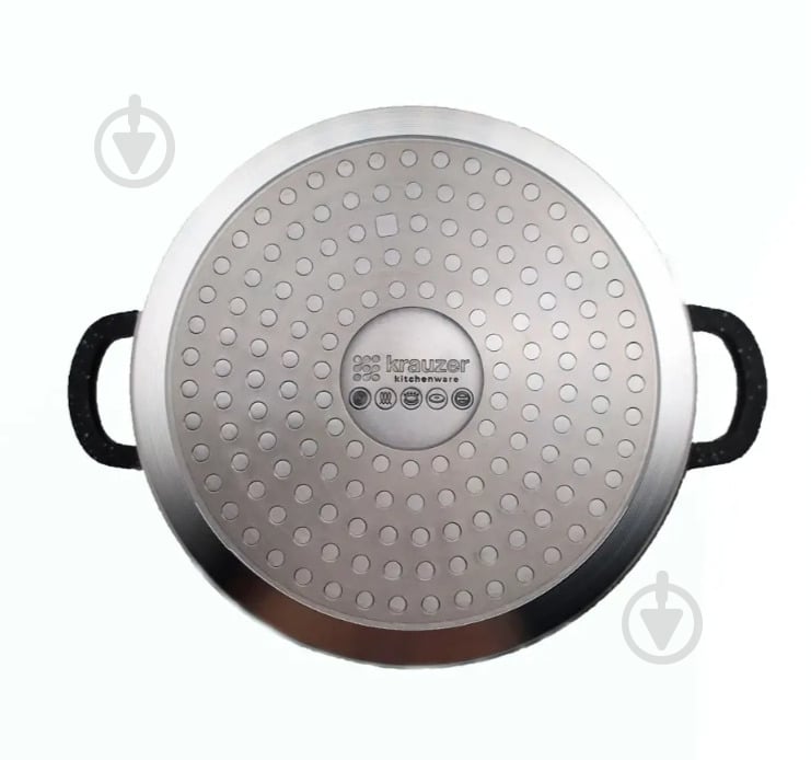 Каструля з кришкою krauzer 20 см 77071 - фото 3 Каструля з кришкою krauzer 20 см 77071 - фото 3