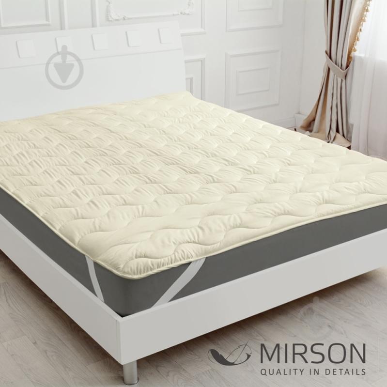 Наматрацник вовняний MirSon №1717 Eco Light Creamy (Wool) 80x160 см - фото 5 Наматрацник вовняний MirSon №1717 Eco Light Creamy (Wool) 80x160 см - фото 5