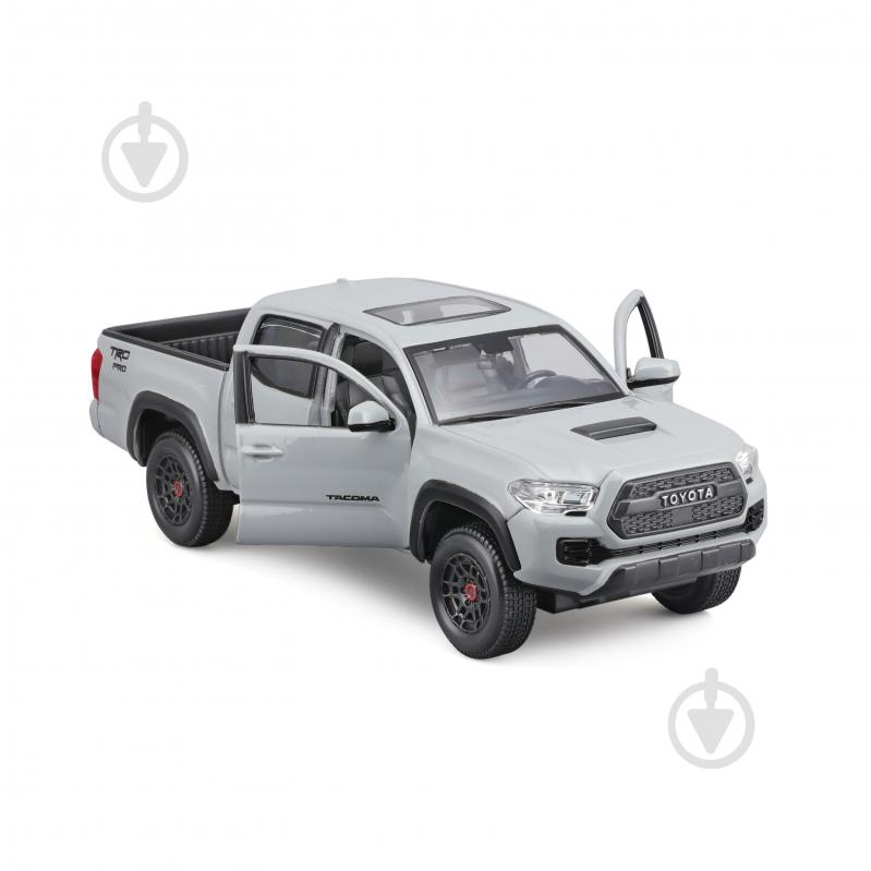 Машинка Maisto 1:24 іграшкова 2023 Toyota Tacoma TRD TRO 32910 grey - фото 2