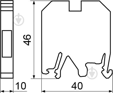 Клеммник Аско-Укрем JXB 10/35 серый A0130010004 - фото 4