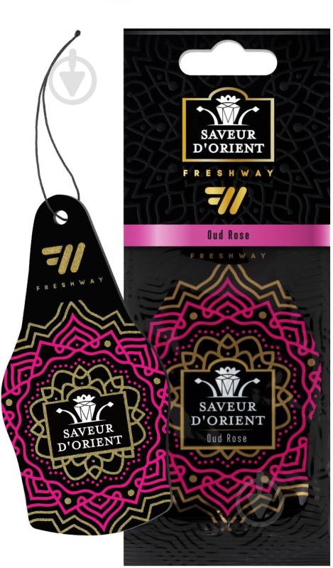 Ароматизатор подвесной Fresh Way Saveur D'Orient Oud Rose - фото 1