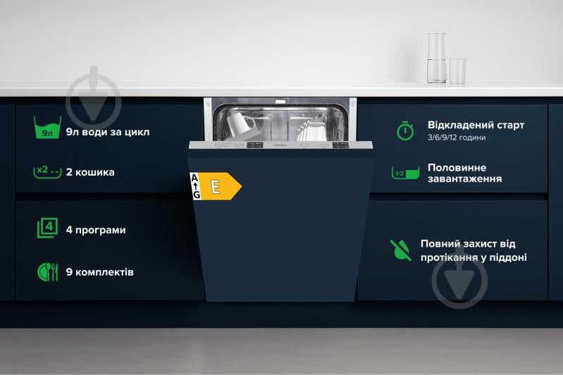 Встраиваемая посудомоечная машина Interline DWI 540 TSH GA+ - фото 2